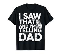 I Saw That and I'm Telling Dad Iglesia Cristiana Meme |- Camiseta