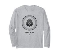 I See You - Bloom In Light Rise In Peace (Gráfico Espiritual) Manga Larga