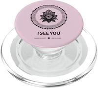 I See You - Bloom In Light Rise In Peace (Gráfico Espiritual) PopSockets PopGrip para MagSafe