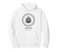 I See You - Bloom In Light Rise In Peace (Gráfico Espiritual) Sudadera con Capucha