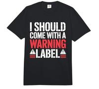I Should Come with A Warning Label Funny Comfort Colors Adult Heavyweight T-Shirt