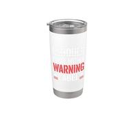 I Should Come With A Warning Label Funny Vaso térmico de acero inoxidable de doble pared