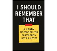 I Should Remember that