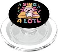 I Sing A Lotl, Cute Axolotl Singing PopSockets PopGrip para MagSafe