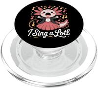 I Sing A Lotl, Cute Axolotl Singing PopSockets PopGrip para MagSafe