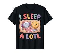I Sleep A Lotl, Cute Axolotl Sleeping Camiseta