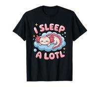 I Sleep A Lotl, Cute Axolotl Sleeping Camiseta