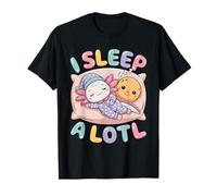 I Sleep A Lotl, Cute Axolotl Sleeping Camiseta