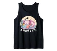 I Sleep A Lotl, Cute Axolotl Sleeping Camiseta sin Mangas