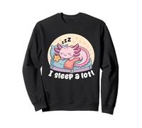 I Sleep A Lotl, Cute Axolotl Sleeping Sudadera