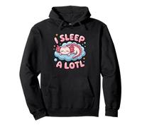 I Sleep A Lotl, Cute Axolotl Sleeping Sudadera con Capucha