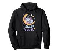 I Sleep A Lotl, Cute Axolotl Sleeping Sudadera con Capucha