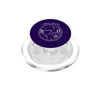 I Sleep Around Funny Minimalistic Art Camping & Hiking PopSockets PopGrip para MagSafe