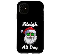 I Sleigh All Day Cool Christmas Illustration Graphic Designs Carcasa para iPhone 11