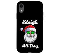 I Sleigh All Day Cool Christmas Illustration Graphic Designs Carcasa para iPhone XR