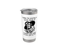 I Slept Like Shit Don't Piss Me Off Today I Choose Violence Vaso térmico de acero inoxidable de doble pared