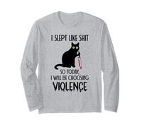 I Slept Like Shit So Today Will I Be Choosing Violence Cat Manga Larga