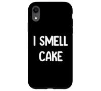 I Smell Cake Funny Food Lover Design Tees Mugs and Decor Carcasa para iPhone XR
