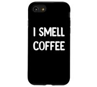 I Smell Coffee Funny Caffeine Lover Clothing Decor and Mugs Carcasa para iPhone SE (2020) / 7/8