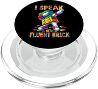 I Speak Fluent Brick Funny Blocks Master Builder Dabbing PopSockets PopGrip para MagSafe