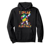 I Speak Fluent Brick Funny Blocks Master Builder Dabbing Sudadera con Capucha