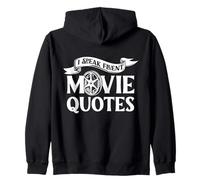 I Speak Fluent Citas De Películas Cine Cine Buff Cinephile Sudadera con Capucha
