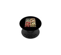 I Speak Fluent Eye Roll PopSockets PopGrip Adhesivo