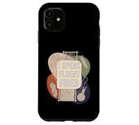 I Speak Fluent Fiber Funny Weaver Knitting Yarn Craft Carcasa para iPhone 11