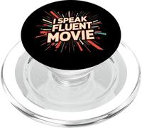 I Speak Fluent Movie Film Lover Cinema Fan Design PopSockets PopGrip para MagSafe