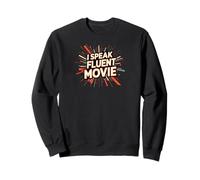 I Speak Fluent Movie Film Lover Cinema Fan Design Sudadera