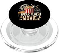 I Speak Fluent Movie Popcorn Film Lover Cinema Fan PopSockets PopGrip para MagSafe