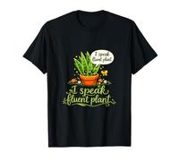 I Speak Fluent Plant Snake Plant Cottagecore Gráfico Camiseta