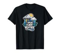 I Speak Fluent Weather Funny Meteorologist Forecast Camiseta