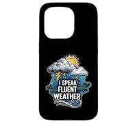 I Speak Fluent Weather Funny Meteorologist Forecast Carcasa para iPhone 15 Pro