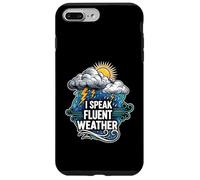 I Speak Fluent Weather Funny Meteorologist Forecast Carcasa para iPhone 7 Plus/8 Plus