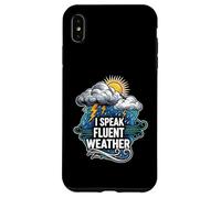 I Speak Fluent Weather Funny Meteorologist Forecast Carcasa para iPhone XS MAX
