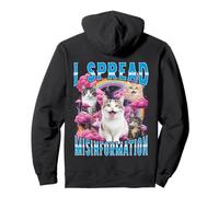 I Spread Desinformación Divertido Bootleg Cat Sudadera con Capucha