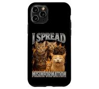 I Spread Desinformación Gatos Retro 90s Gráfico ronroneo fects Carcasa para iPhone 11 Pro