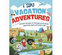 I Spy Vacation Adventures: A Fun Vacation Themed Search and Find Book for Toddlers - Spot Camping, Safari & More Vacation Surprises | Bonus Cute Coloring Pages Inside (I Spy Books for Kids)