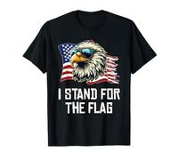 I Stand for The Flag, American Eagle Sun Glasses Camiseta