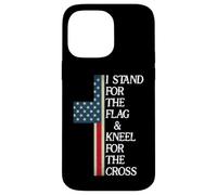 I Stand for The Flag and Kneel for The Cross USA Freedom God Carcasa para iPhone 14 Pro MAX