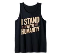 I Stand with Humanity Apoyo Mundial de bondad - Camiseta sin Mangas