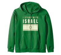 I Stand with Israel Israel Camisa Bandera Israelí Ejército Israel Sudadera con Capucha
