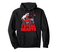 I Steal Hearts Cute Funny Dinosaur T-Rex Dino Sudadera con Capucha