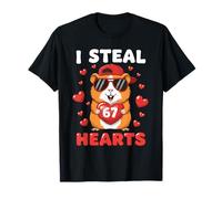 I Steal Hearts Guinea Pig Cute Kawaii Valentine Heart 67 Camiseta