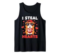 I Steal Hearts Guinea Pig Cute Kawaii Valentine Heart 67 Camiseta sin Mangas