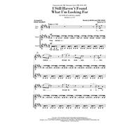 I Still Haven't found what I' m looking for - SATB - CHORAL SCORE