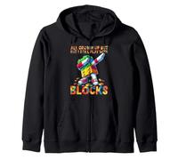 I Still Play with Blocks Funny Blocks Bricks Master Builder Sudadera con Capucha