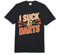 I Suck At Darts Juegos de Pub Casuales con Mala puntería - Comfort Colors Adult Heavyweight T-Shirt