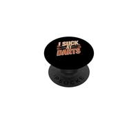 I Suck At Darts Juegos de Pub Casuales con Mala puntería - PopSockets PopGrip Adhesivo